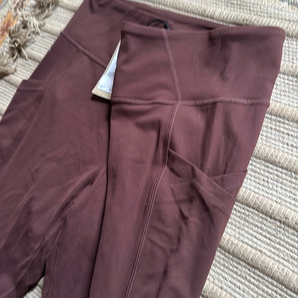 PrAna Electa Leggings tights yoga running cycling brown COCOA NEW NWT XL - Picture 8 of 8